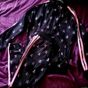 Jeffree star black and pink tracksuit